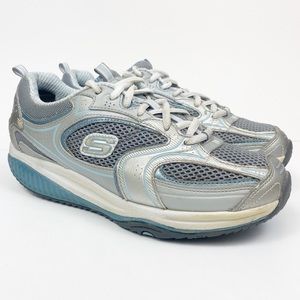 Skechers‎ Silver Shape Ups Size 8.5